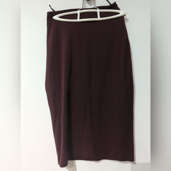 Merlot T Alexander Wang pencil skirt - Picture 1 of 1